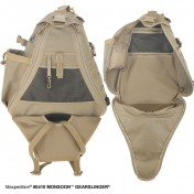 Тактический мужской однолямочный рюкзак Maxpedition Monsoon Gearslinger (черный) — дополнительное фото