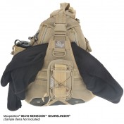 Тактический мужской однолямочный рюкзак Maxpedition Monsoon Gearslinger (черный) — дополнительное фото