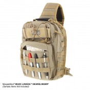 Тактический мужской однолямочный рюкзак Maxpedition Lunada Gearslinger (черный) — дополнительное фото