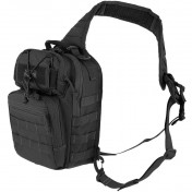 Тактический мужской однолямочный рюкзак Maxpedition Lunada Gearslinger (черный) — основное фото