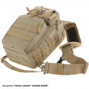 Тактический мужской однолямочный рюкзак Maxpedition Lunada Gearslinger (черный) — дополнительное фото