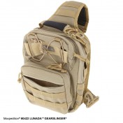 Тактический мужской однолямочный рюкзак Maxpedition Lunada Gearslinger (черный) — дополнительное фото