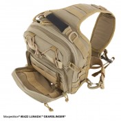 Тактический мужской однолямочный рюкзак Maxpedition Lunada Gearslinger (черный) — дополнительное фото
