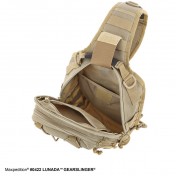 Тактический мужской однолямочный рюкзак Maxpedition Lunada Gearslinger (черный) — дополнительное фото