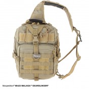Тактический мужской однолямочный рюкзак Maxpedition Malaga Gearslinger (черный) — дополнительное фото