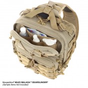 Тактический мужской однолямочный рюкзак Maxpedition Malaga Gearslinger (черный) — дополнительное фото