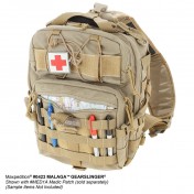 Тактический мужской однолямочный рюкзак Maxpedition Malaga Gearslinger (черный) — дополнительное фото