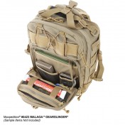 Тактический мужской однолямочный рюкзак Maxpedition Malaga Gearslinger (черный) — дополнительное фото