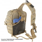 Тактический мужской однолямочный рюкзак Maxpedition Malaga Gearslinger (черный) — дополнительное фото