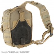 Тактический мужской однолямочный рюкзак Maxpedition Malaga Gearslinger (черный) — дополнительное фото