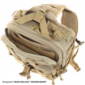 Тактический мужской однолямочный рюкзак Maxpedition Malaga Gearslinger (черный) — дополнительное фото