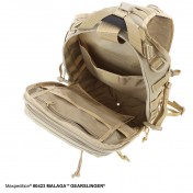 Тактический мужской однолямочный рюкзак Maxpedition Malaga Gearslinger (черный) — дополнительное фото