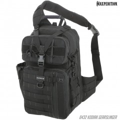 Тактический мужской однолямочный рюкзак Maxpedition Kodiak Gearslinger (черный)