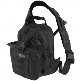 Тактический мужской однолямочный рюкзак Maxpedition Noatak Gearslinger (черный)