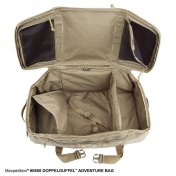 Тактическая мужская сумка для путешествий Maxpedition Doppelduffel Adventure Bag (57 л) (черный) — дополнительное фото