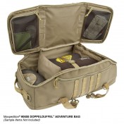 Тактическая мужская сумка для путешествий Maxpedition Doppelduffel Adventure Bag (57 л) (черный) — дополнительное фото