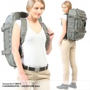 Тактическая мужская сумка для путешествий Maxpedition Fliegerduffel Adventure Bag (42 л) (черный) — дополнительное фото