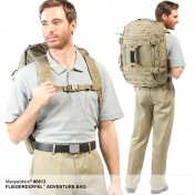 Тактическая мужская сумка для путешествий Maxpedition Fliegerduffel Adventure Bag (42 л) (черный) — дополнительное фото