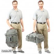 Тактическая мужская сумка для путешествий Maxpedition Fliegerduffel Adventure Bag (42 л) (черный) — дополнительное фото