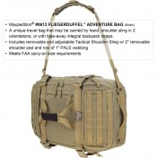 Тактическая мужская сумка для путешествий Maxpedition Fliegerduffel Adventure Bag (42 л) (черный) — дополнительное фото