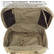 Тактическая мужская сумка для путешествий Maxpedition Fliegerduffel Adventure Bag (42 л) (черный) — дополнительное фото