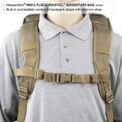 Тактическая мужская сумка для путешествий Maxpedition Fliegerduffel Adventure Bag (42 л) (черный) — дополнительное фото