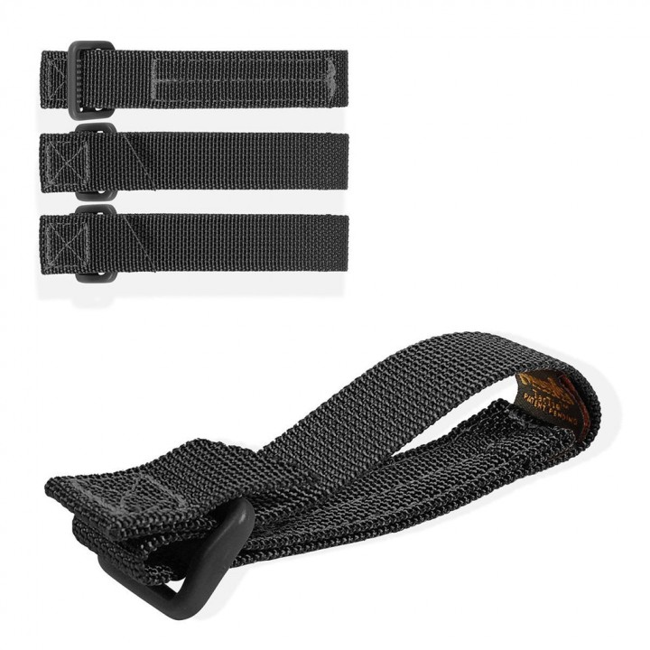 Тактические стропы для крепления подсумков Maxpedition 3 TacTie Attachment Straps (системы MOLLE / PALS, набор из 4 шт.) (черный)