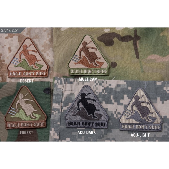 Нашивка-патч Mil-Spec Monkey Hadji Don't Surf