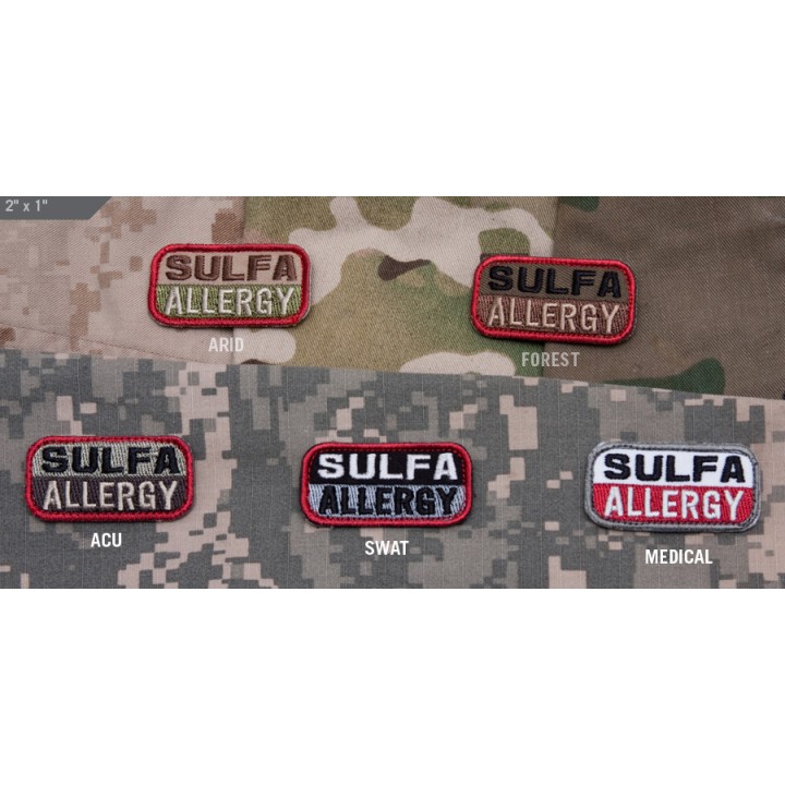Нашивка-патч Mil-Spec Monkey Sulfa Allergy