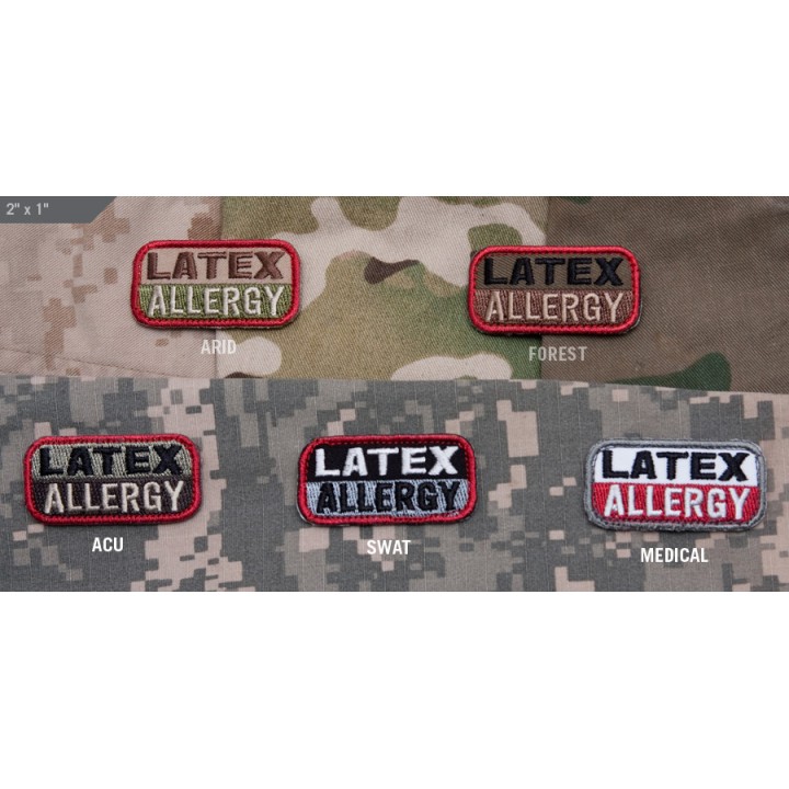 Нашивка-патч Mil-Spec Monkey Latex Allergy