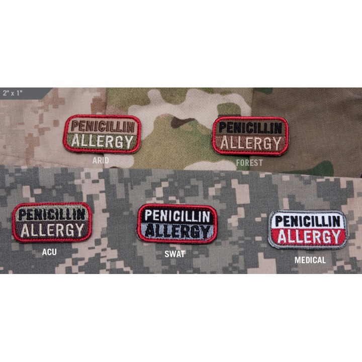 Нашивка-патч Mil-Spec Monkey Penicillin Allergy