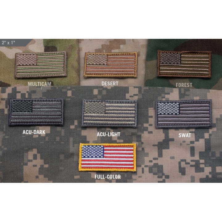 Нашивка-патч Mil-Spec Monkey US Flag (малая)