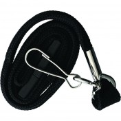 Всепогодный свисток для дайвинга и выживания All Weather Safety Whistle Storm со шнурком на шею (черный) — дополнительное фото