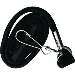 Всепогодный свисток для дайвинга и выживания All Weather Safety Whistle Storm со шнурком на шею (черный)