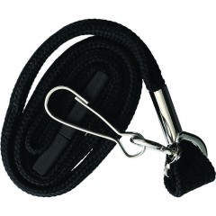 Всепогодный свисток для дайвинга и выживания All Weather Safety Whistle Windstorm со шнурком на шею (черный)