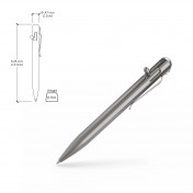 Шариковая ручка из титана с затворным механизмом Bastion EDC Bolt Action Pen (титан) — дополнительное фото