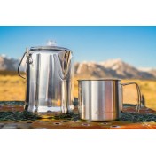 Стальная походная кемпинговая кружка Coghlan's Camp Mug — дополнительное фото