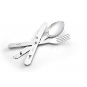 Набор столовых приборов (вилка, ложка, нож) Coghlan's Cutlery Kit — дополнительное фото
