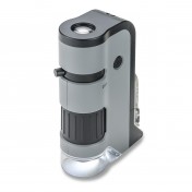 Карманный микроскоп с подсветкой и клипсой для смартфона Carson MicroFlip 100x-250x — дополнительное фото