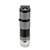 Карманный микроскоп с подсветкой и клипсой для смартфона Carson MicroFlip 100x-250x — дополнительное фото