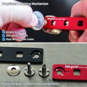 Органайзер для ключей Keyport Pivot 2.0 (красный) — дополнительное фото