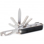 Органайзер для ключей с мультитулом, ножом и фонарем Keyport Pivot 1.0 Outdoor Bundle (серебристый) — дополнительное фото