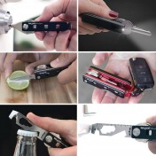 Органайзер для ключей с мультитулом, ножом и фонарем Keyport Pivot 1.0 Outdoor Bundle (серебристый) — дополнительное фото