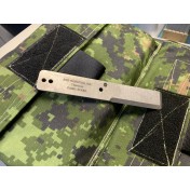 Титановый лом Maratac Tumbled Titanium EOD Robotics Breacher Bar Large — дополнительное фото