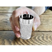 Титановая стопка-шот для алкоголя Maratac Big Shot - Machined Titanium 2 Oz Glass — дополнительное фото