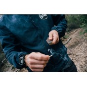 Титановый спичечный коробок Maratac Titanium Match Slide Box With Loop — дополнительное фото