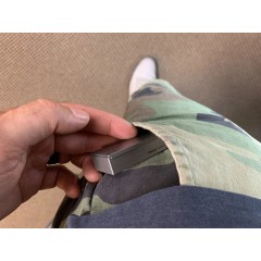 Титановый контейнер-коробок для таблеток мелочей Maratac Titanium Pocket Strong Box With Loop - Gen 2