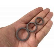 Набор титановых колец для ключей и снаряжения Maratac Living Titanium Spring Clip - Tri Pack (Gen 2) — дополнительное фото