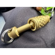 Карабин-коннектор для ключей и аксессуаров Maratac Brass QD Kwik Release Keychain Coupler — дополнительное фото