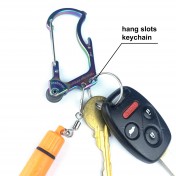 Карабин-мультитул с огнивом Outdoor Element Firebiner (камуфляж) — дополнительное фото